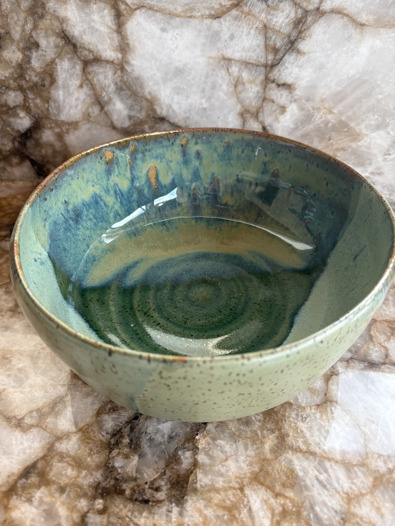 Green Serving Bowl